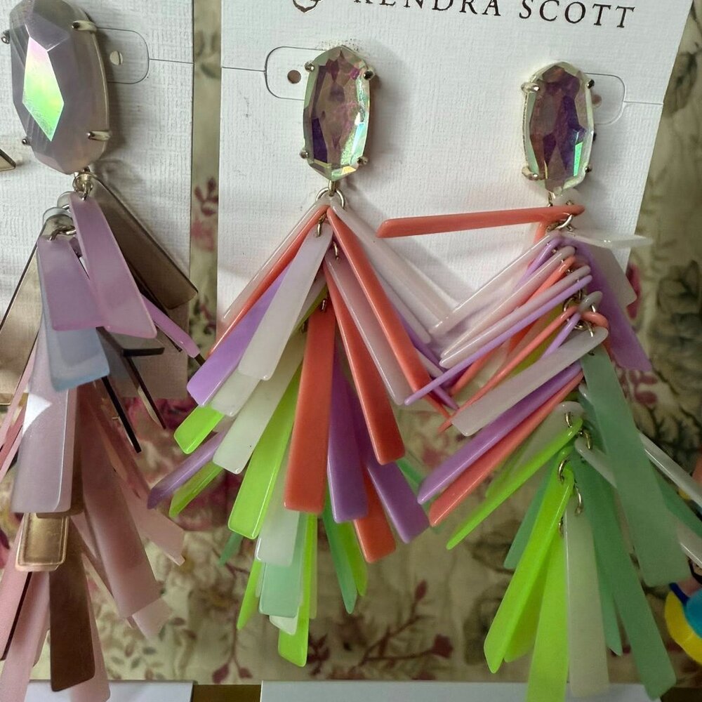 Kendra Scott Jasper Multi Color Earrings